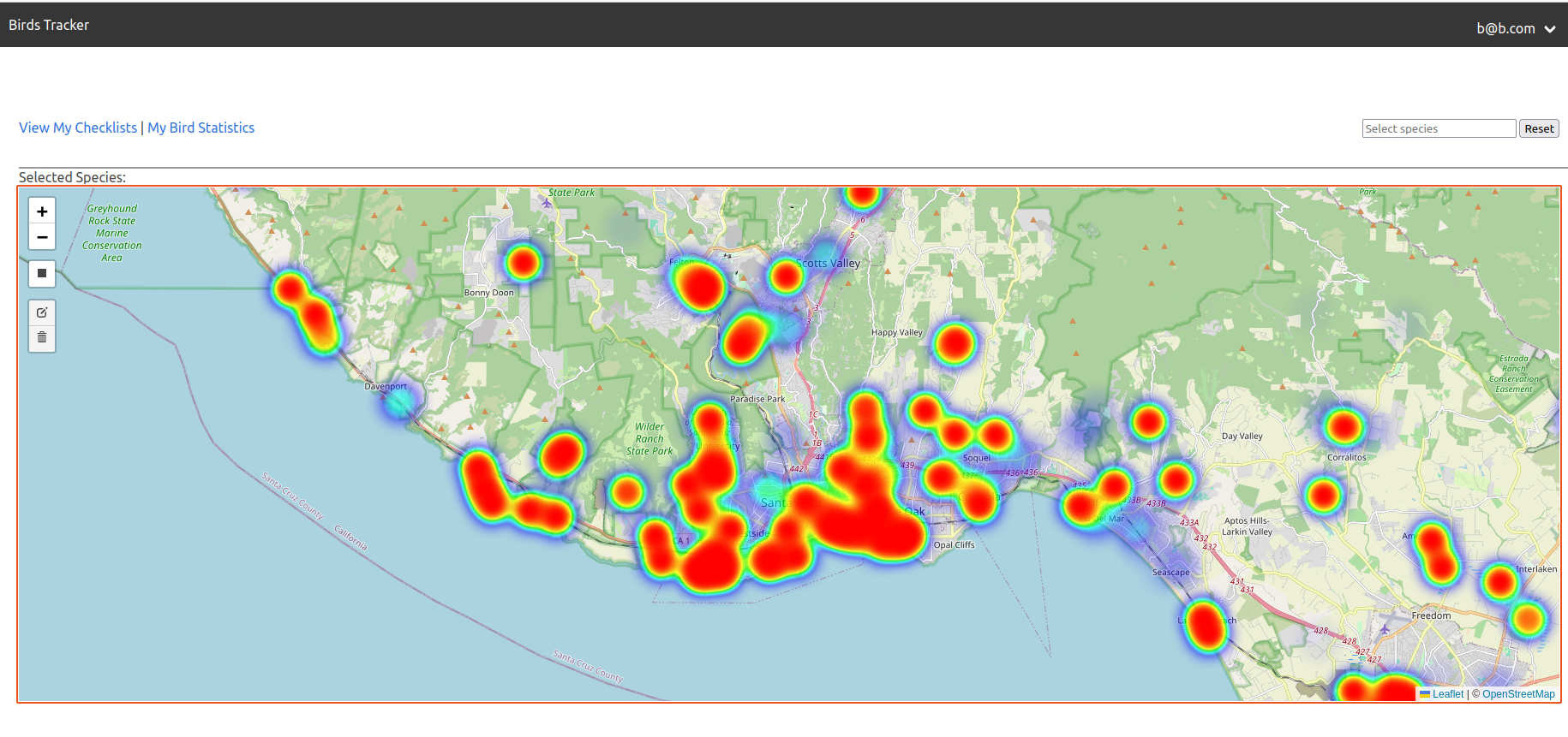 Bird Watching Web Application
