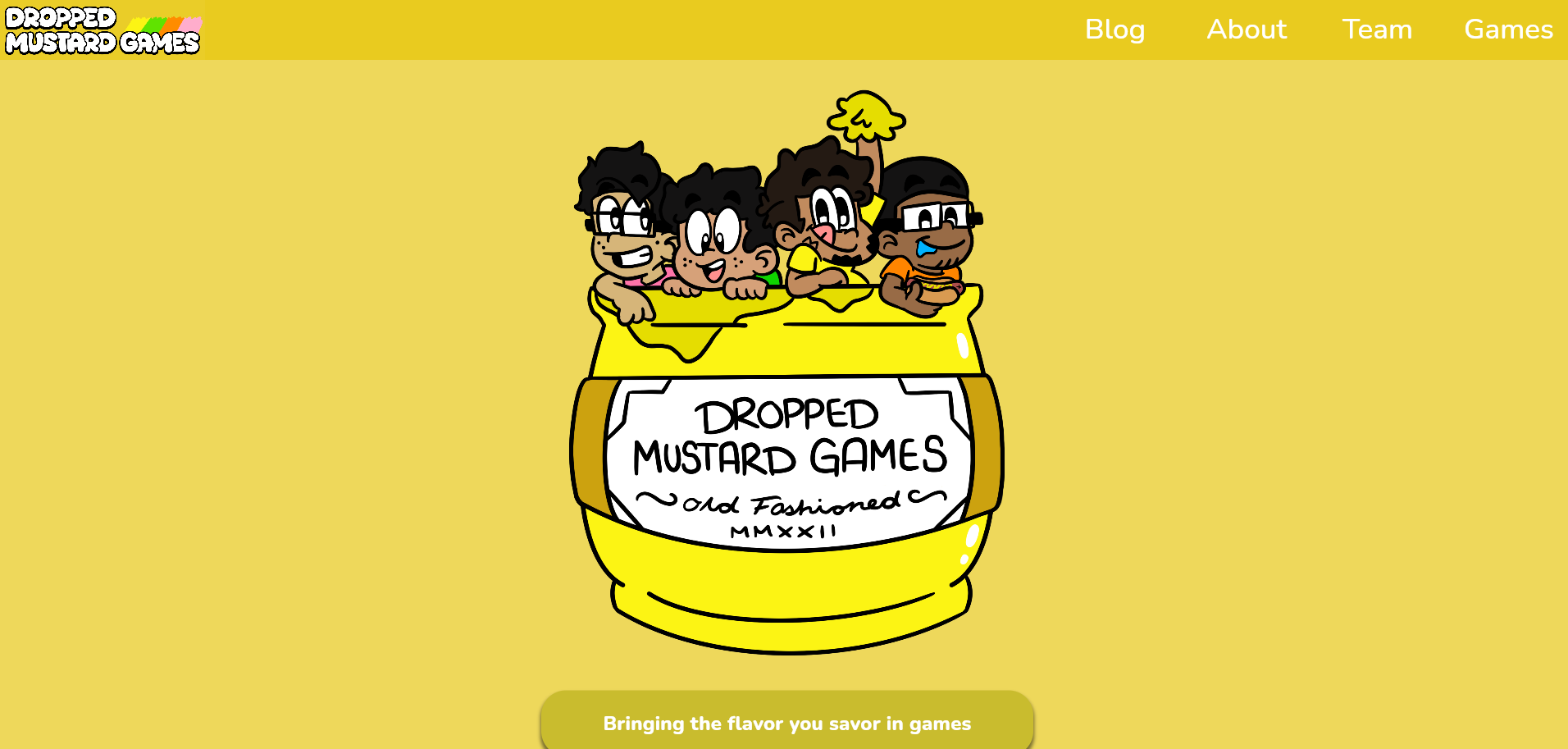 Dropped Mustard Games Website